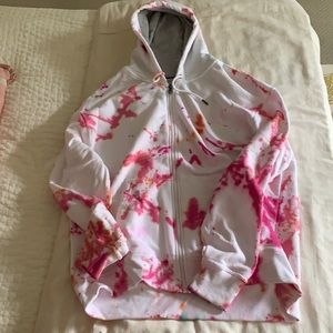 Champion Tie Dye Zip up Hoodie